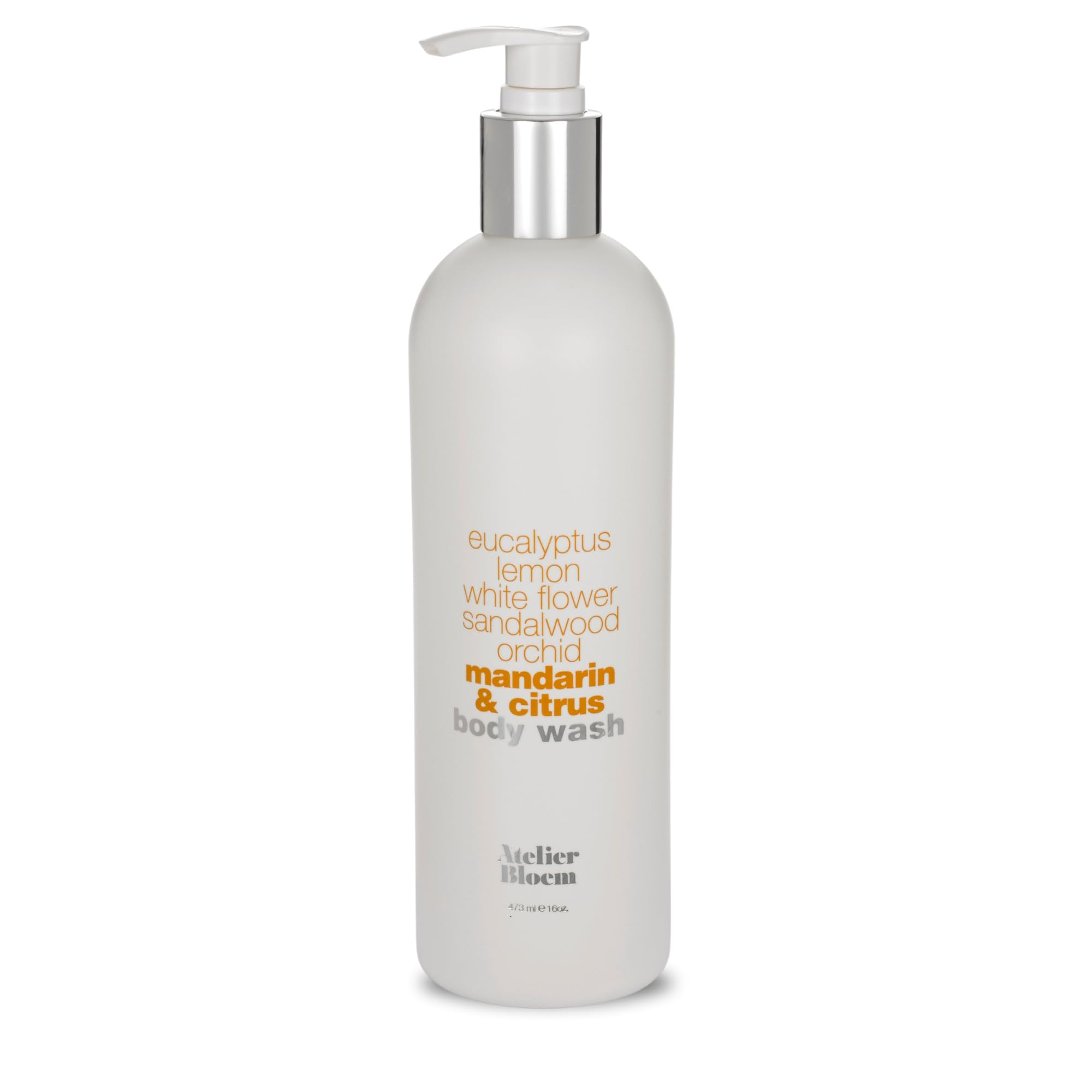 GOLVVELOC Atelier Bloem Mandarin & Citrus Purifying Body Wash for Women - Refreshing Scents in Large 16 oz. Size - Deep