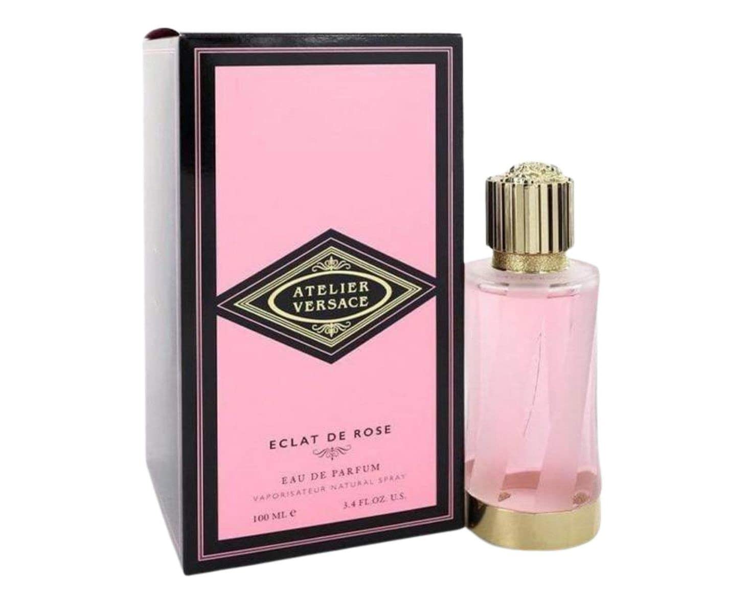Versace Atelier Eclat De Rose for Women | Feminine Scent | Elegant & Allure | Versatile Fragrance - |4 oz EDP Spray