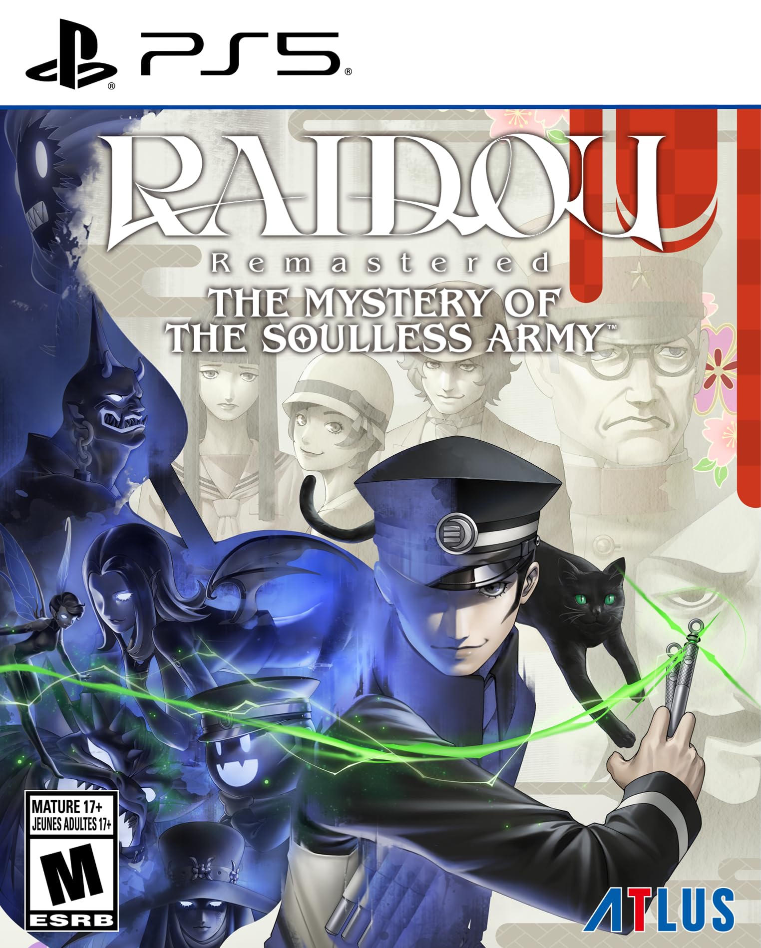 Raidou Remastered - The Mystery of the Soulless Army PS5 Launch Edition for Nostalgic Gamers - Action Packed Story Mode